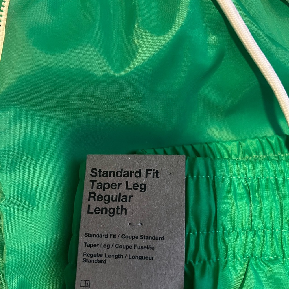 Green Nike Windbreaker Pants